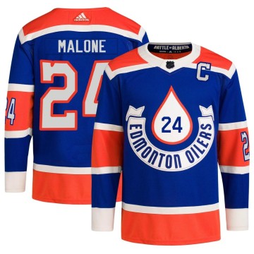 Authentic Adidas Men's Brad Malone Edmonton Oilers 2023 Heritage Classic Primegreen Jersey - Royal