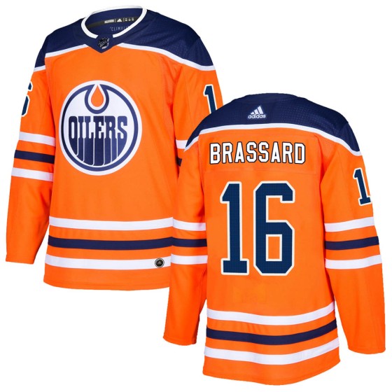 Authentic Adidas Men's Derick Brassard Edmonton Oilers r Home Jersey - Orange
