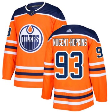 Authentic Adidas Youth Ryan Nugent-Hopkins Edmonton Oilers Home Jersey - Orange