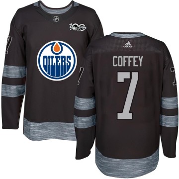 Authentic Youth Paul Coffey Edmonton Oilers 1917-2017 100th Anniversary Jersey - Black