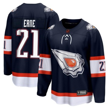 Breakaway Fanatics Branded Men's Adam Erne Edmonton Oilers Special Edition 2.0 Jersey - Navy