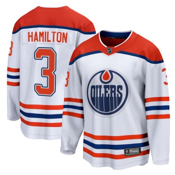 Breakaway Fanatics Branded Men's Al Hamilton Edmonton Oilers 2020/21 Special Edition Jersey - White
