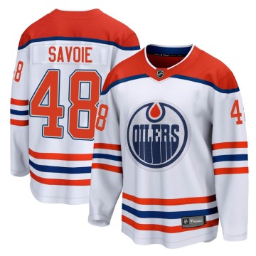 Breakaway Fanatics Branded Men's Carter Savoie Edmonton Oilers 2020/21 Special Edition Jersey - White