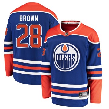 Breakaway Fanatics Branded Men's Connor Brown Edmonton Oilers Royal Alternate Jersey - Brown