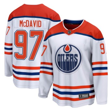 Breakaway Fanatics Branded Men's Connor McDavid Edmonton Oilers 2020/21 Special Edition Jersey - White