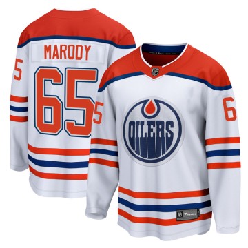 Breakaway Fanatics Branded Men's Cooper Marody Edmonton Oilers 2020/21 Special Edition Jersey - White