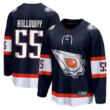 Breakaway Fanatics Branded Men's Dylan Holloway Edmonton Oilers Special Edition 2.0 Jersey - Navy