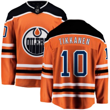 Breakaway Fanatics Branded Men's Esa Tikkanen Edmonton Oilers Home Jersey - Orange
