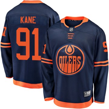 Breakaway Fanatics Branded Men's Evander Kane Edmonton Oilers Alternate 2018/19 Jersey - Navy