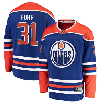 Breakaway Fanatics Branded Men's Grant Fuhr Edmonton Oilers Alternate Jersey - Royal