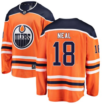 Breakaway Fanatics Branded Men's James Neal Edmonton Oilers Home Jersey - Orange