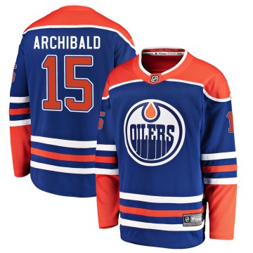 Breakaway Fanatics Branded Men's Josh Archibald Edmonton Oilers Alternate Jersey - Royal