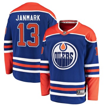 Breakaway Fanatics Branded Men's Mattias Janmark Edmonton Oilers Alternate Jersey - Royal
