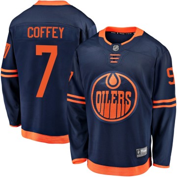 Breakaway Fanatics Branded Men's Paul Coffey Edmonton Oilers Alternate 2018/19 Jersey - Navy