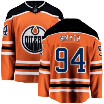 Breakaway Fanatics Branded Men's Ryan Smyth Edmonton Oilers Home Jersey - Orange