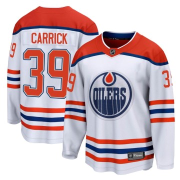 Breakaway Fanatics Branded Men's Sam Carrick Edmonton Oilers 2020/21 Special Edition Jersey - White