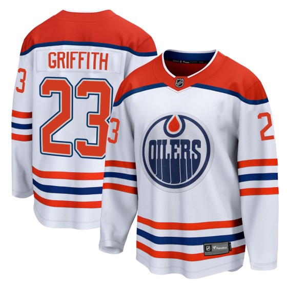 Breakaway Fanatics Branded Men's Seth Griffith Edmonton Oilers 2020/21 Special Edition Jersey - White