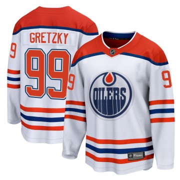 Breakaway Fanatics Branded Men's Wayne Gretzky Edmonton Oilers 2020/21 Special Edition Jersey - White
