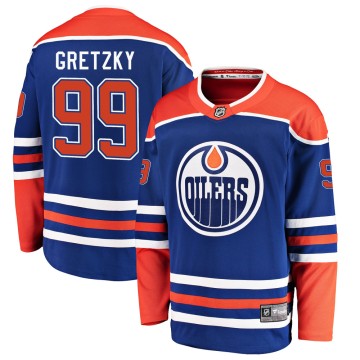 Breakaway Fanatics Branded Men's Wayne Gretzky Edmonton Oilers Alternate Jersey - Royal