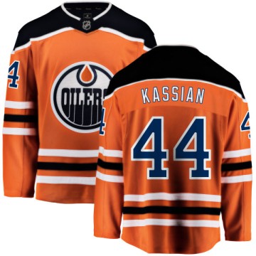 Breakaway Fanatics Branded Men's Zack Kassian Edmonton Oilers Home Jersey - Orange