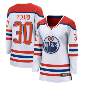 Breakaway Fanatics Branded Women's Calvin Pickard Edmonton Oilers 2020/21 Special Edition Jersey - White