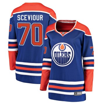 Breakaway Fanatics Branded Women's Colton Sceviour Edmonton Oilers Alternate Jersey - Royal