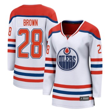 Breakaway Fanatics Branded Women's Connor Brown Edmonton Oilers 2020/21 Special Edition Jersey - White