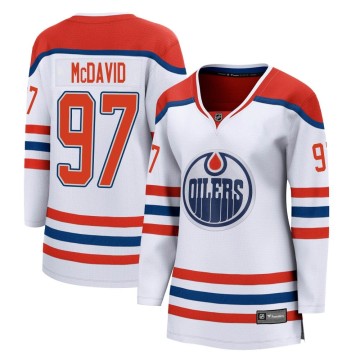 Breakaway Fanatics Branded Women's Connor McDavid Edmonton Oilers 2020/21 Special Edition Jersey - White
