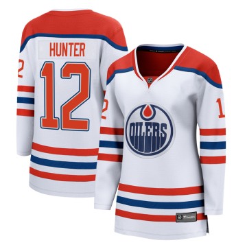 Breakaway Fanatics Branded Women's Dave Hunter Edmonton Oilers 2020/21 Special Edition Jersey - White