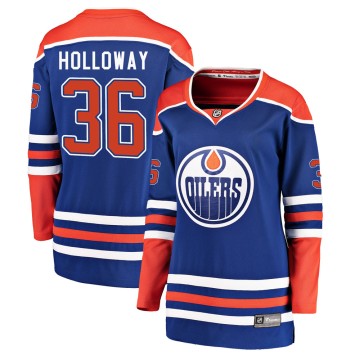 Breakaway Fanatics Branded Women's Dylan Holloway Edmonton Oilers Alternate Jersey - Royal