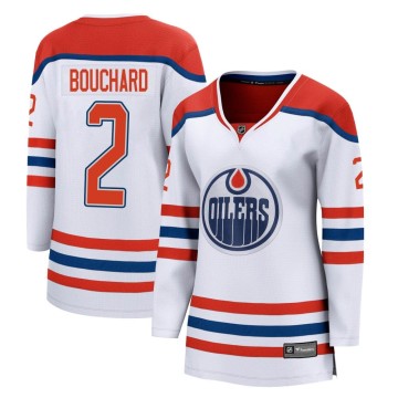 Breakaway Fanatics Branded Women's Evan Bouchard Edmonton Oilers 2020/21 Special Edition Jersey - White