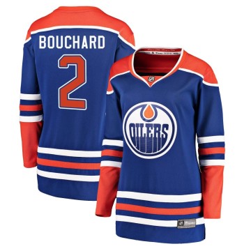 Breakaway Fanatics Branded Women's Evan Bouchard Edmonton Oilers Alternate Jersey - Royal
