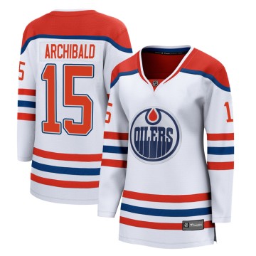 Breakaway Fanatics Branded Women's Josh Archibald Edmonton Oilers 2020/21 Special Edition Jersey - White
