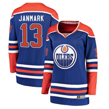 Breakaway Fanatics Branded Women's Mattias Janmark Edmonton Oilers Alternate Jersey - Royal