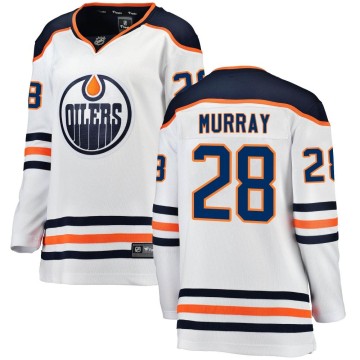 Breakaway Fanatics Branded Women's Ryan Murray Edmonton Oilers Away Jersey - White
