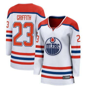Breakaway Fanatics Branded Women's Seth Griffith Edmonton Oilers 2020/21 Special Edition Jersey - White