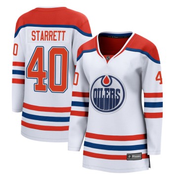 Breakaway Fanatics Branded Women's Shane Starrett Edmonton Oilers 2020/21 Special Edition Jersey - White