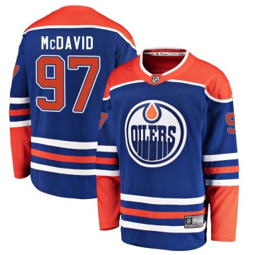 Breakaway Fanatics Branded Youth Connor McDavid Edmonton Oilers Alternate Jersey - Royal