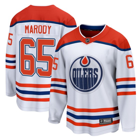 Breakaway Fanatics Branded Youth Cooper Marody Edmonton Oilers 2020/21 Special Edition Jersey - White