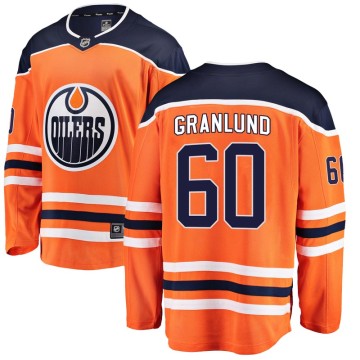 Breakaway Fanatics Branded Youth Markus Granlund Edmonton Oilers Home Jersey - Orange
