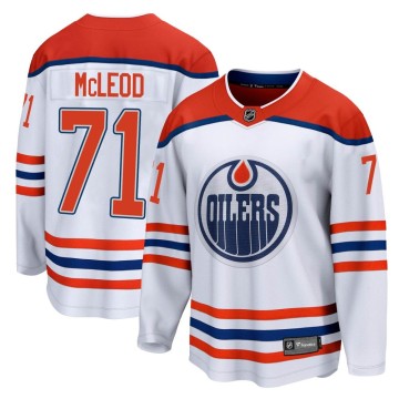 Breakaway Fanatics Branded Youth Ryan McLeod Edmonton Oilers 2020/21 Special Edition Jersey - White