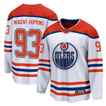 Breakaway Fanatics Branded Youth Ryan Nugent-Hopkins Edmonton Oilers 2020/21 Special Edition Jersey - White