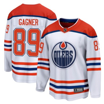 Breakaway Fanatics Branded Youth Sam Gagner Edmonton Oilers 2020/21 Special Edition Jersey - White