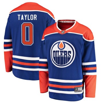 Breakaway Fanatics Branded Youth Ty Taylor Edmonton Oilers Alternate Jersey - Royal