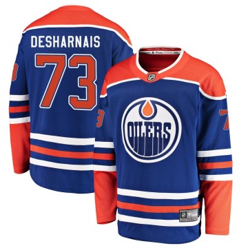 Breakaway Fanatics Branded Youth Vincent Desharnais Edmonton Oilers Alternate Jersey - Royal