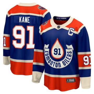 Premier Fanatics Branded Men's Evander Kane Edmonton Oilers Breakaway 2023 Heritage Classic Jersey - Royal