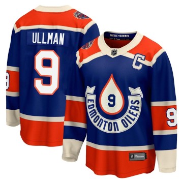 Premier Fanatics Branded Men's Norm Ullman Edmonton Oilers Breakaway 2023 Heritage Classic Jersey - Royal